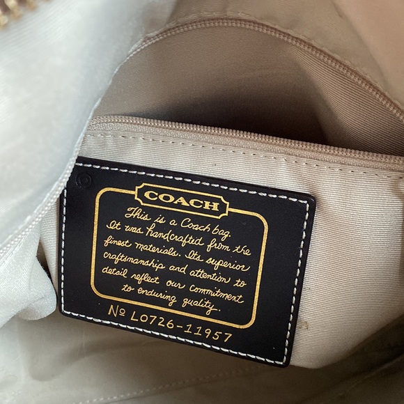 Coach Signature Carly Canvas Bag - Picture 4 of 6